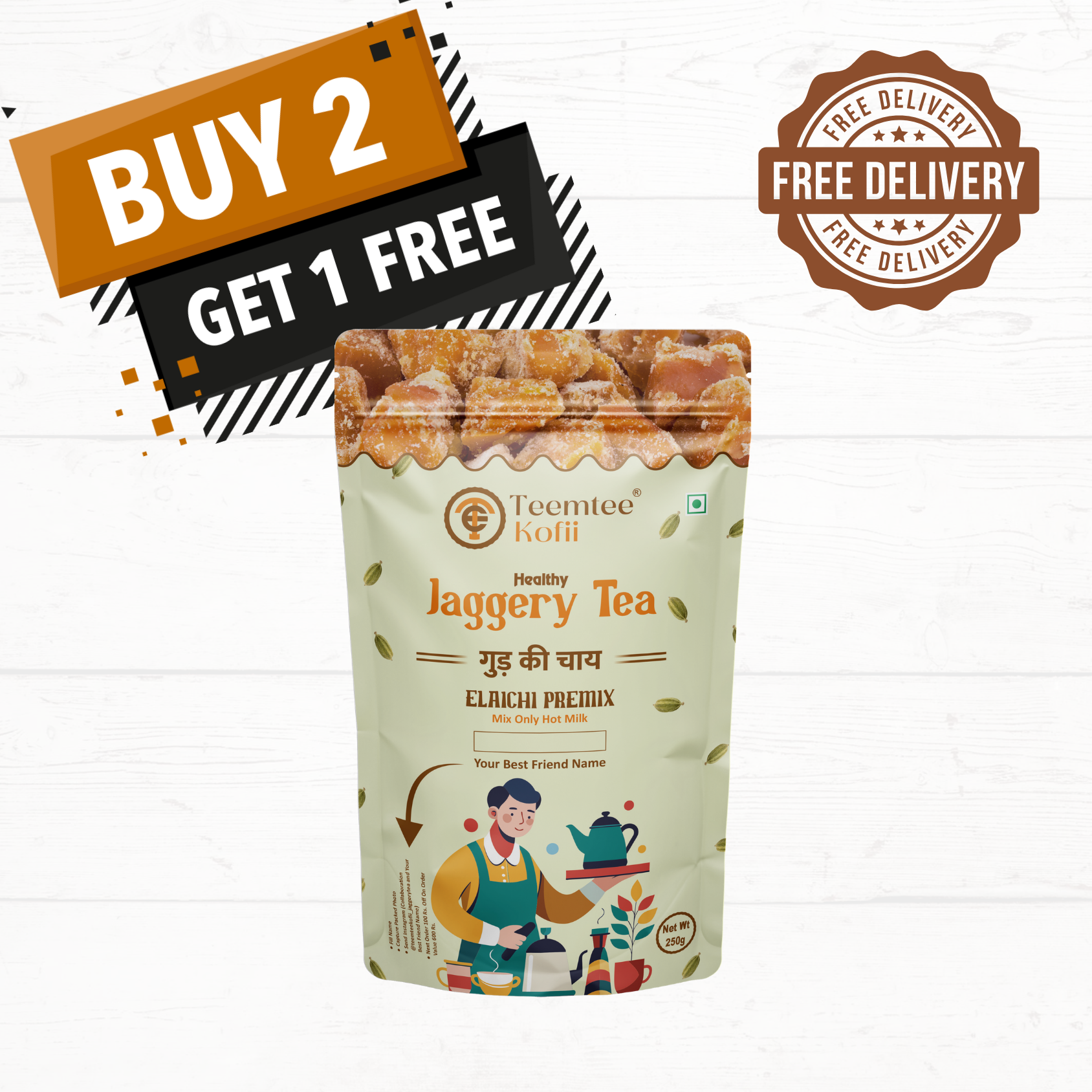 Jaggery Elaichi Tea Premix