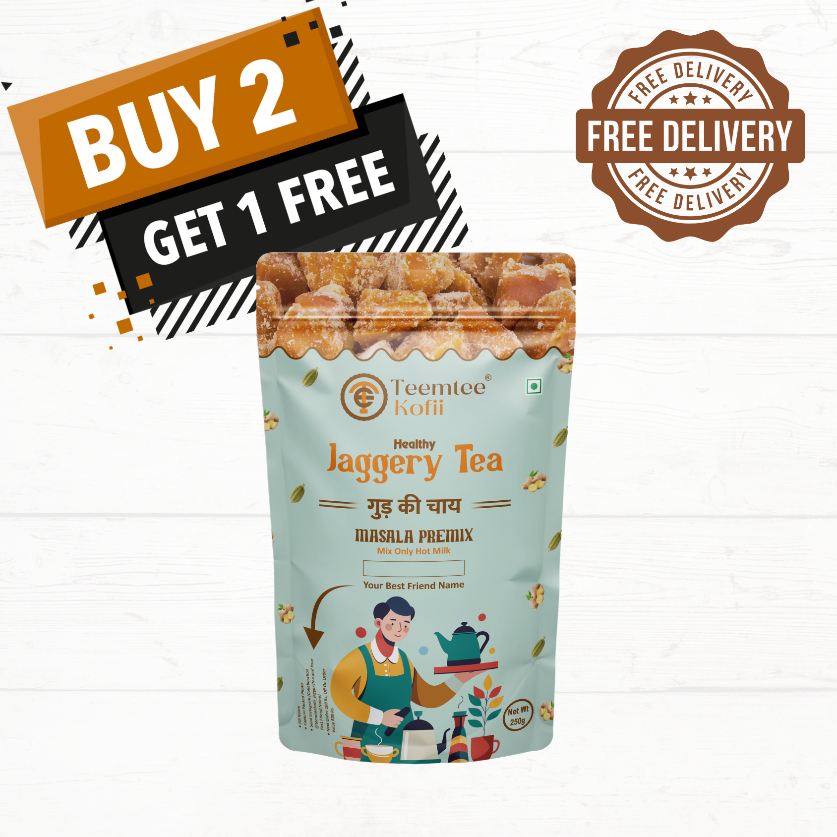 Jaggery Masala Tea Premix